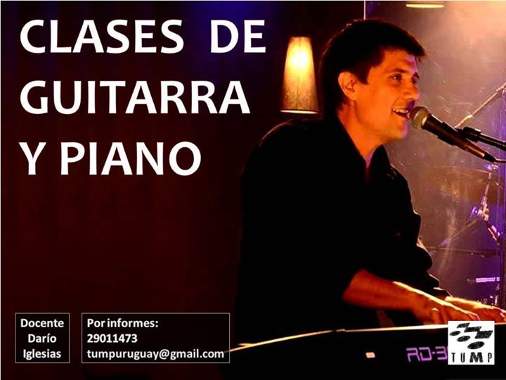 Clases de guitarra y pianoDocente: Darío Iglesias